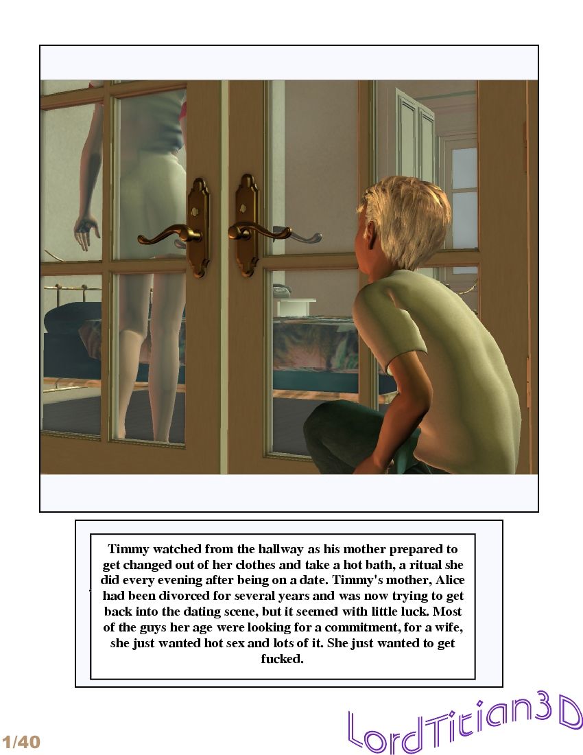 Timmy And Mom - LordTitian3D page 1