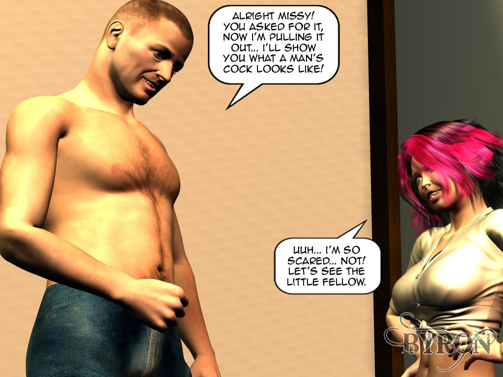 Byron - My hung daddy, 3D Incest page 13