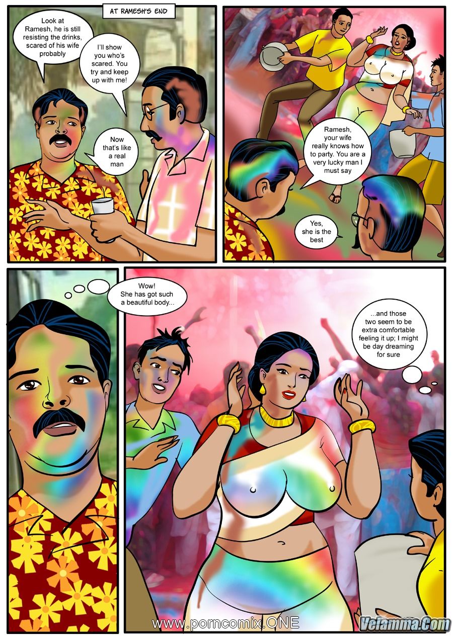 Velamma Episode 8 - Holi page 7