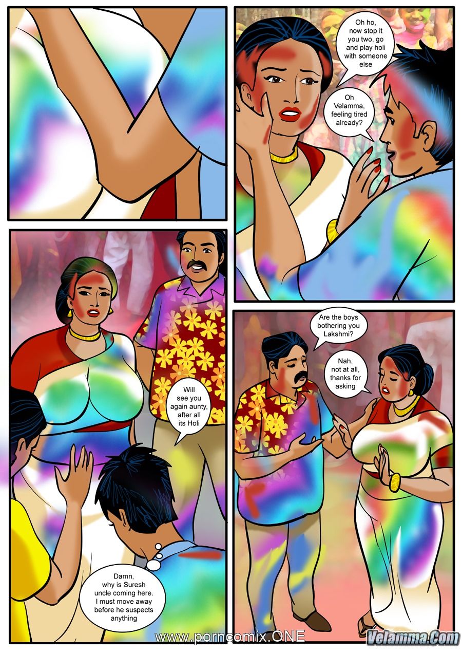 Velamma Episode 8 - Holi page 9