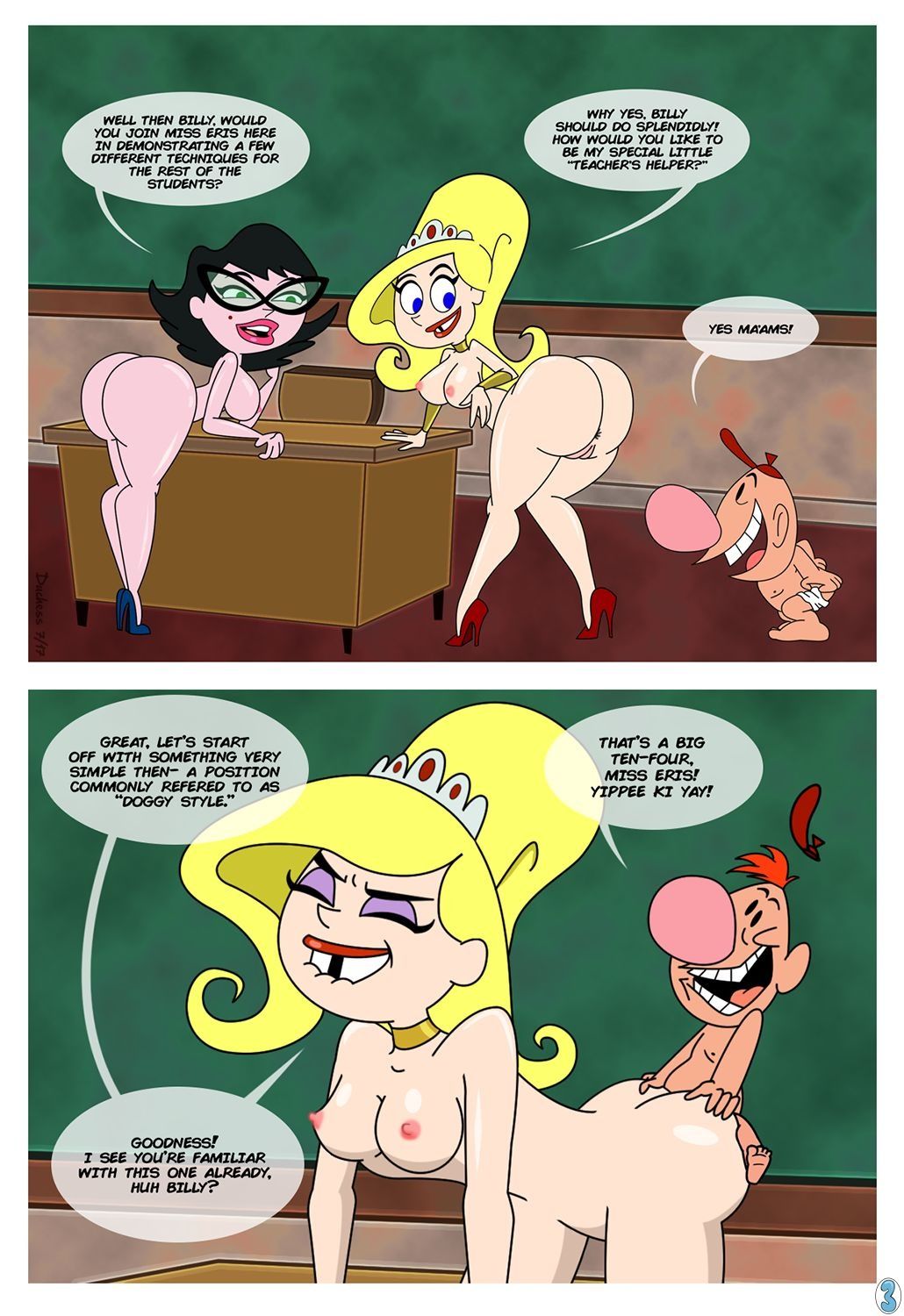 [Duchess] Billy and Mandy - Hot For Teacher page 3