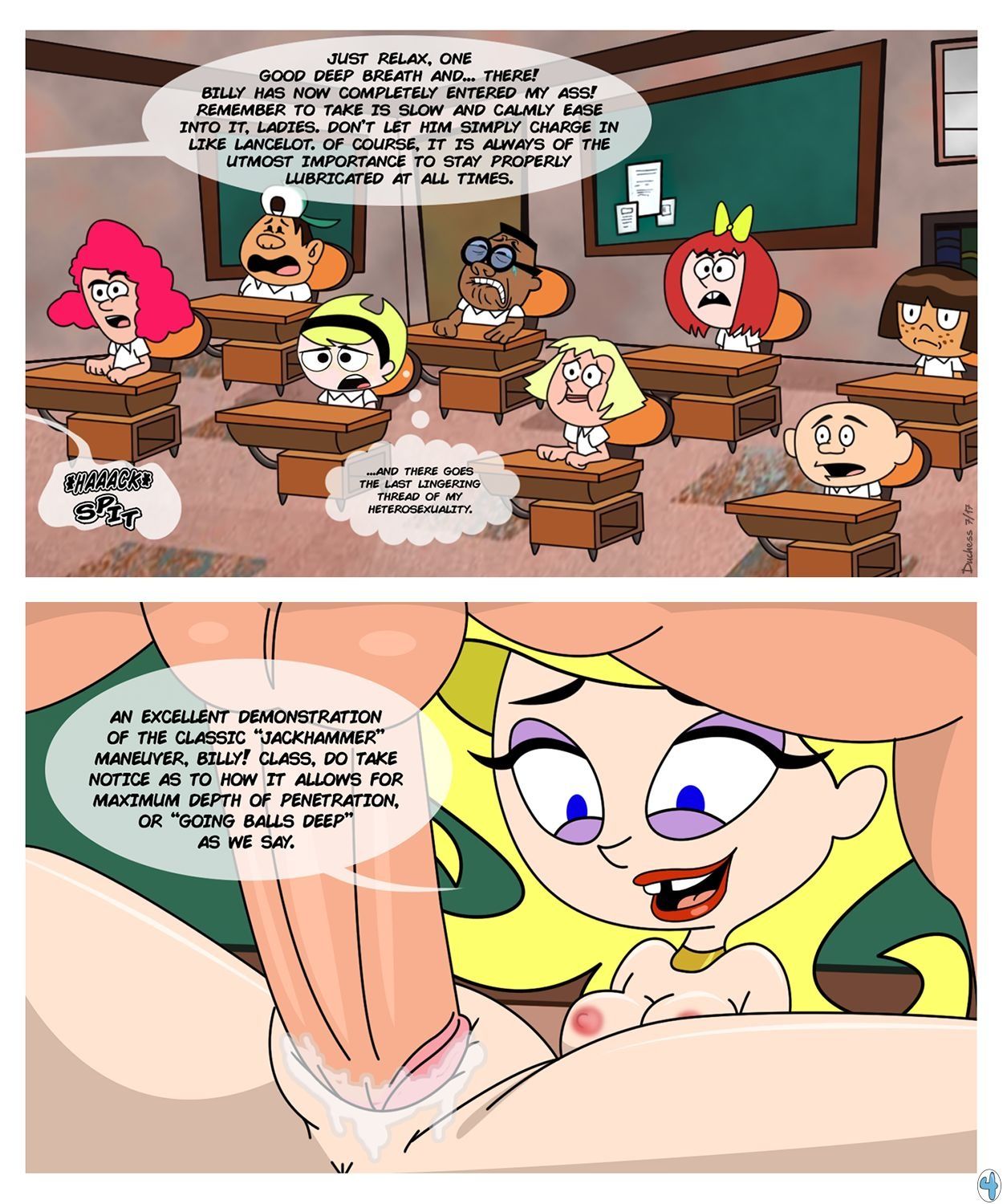 [Duchess] Billy and Mandy - Hot For Teacher page 4