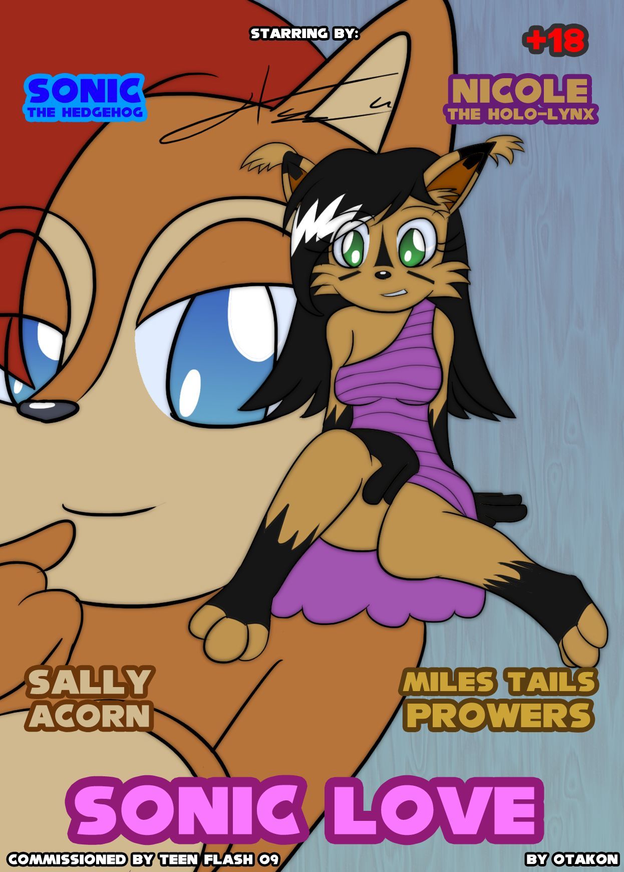 [Otakon] Sonic Love, Furry Cartoon page 1