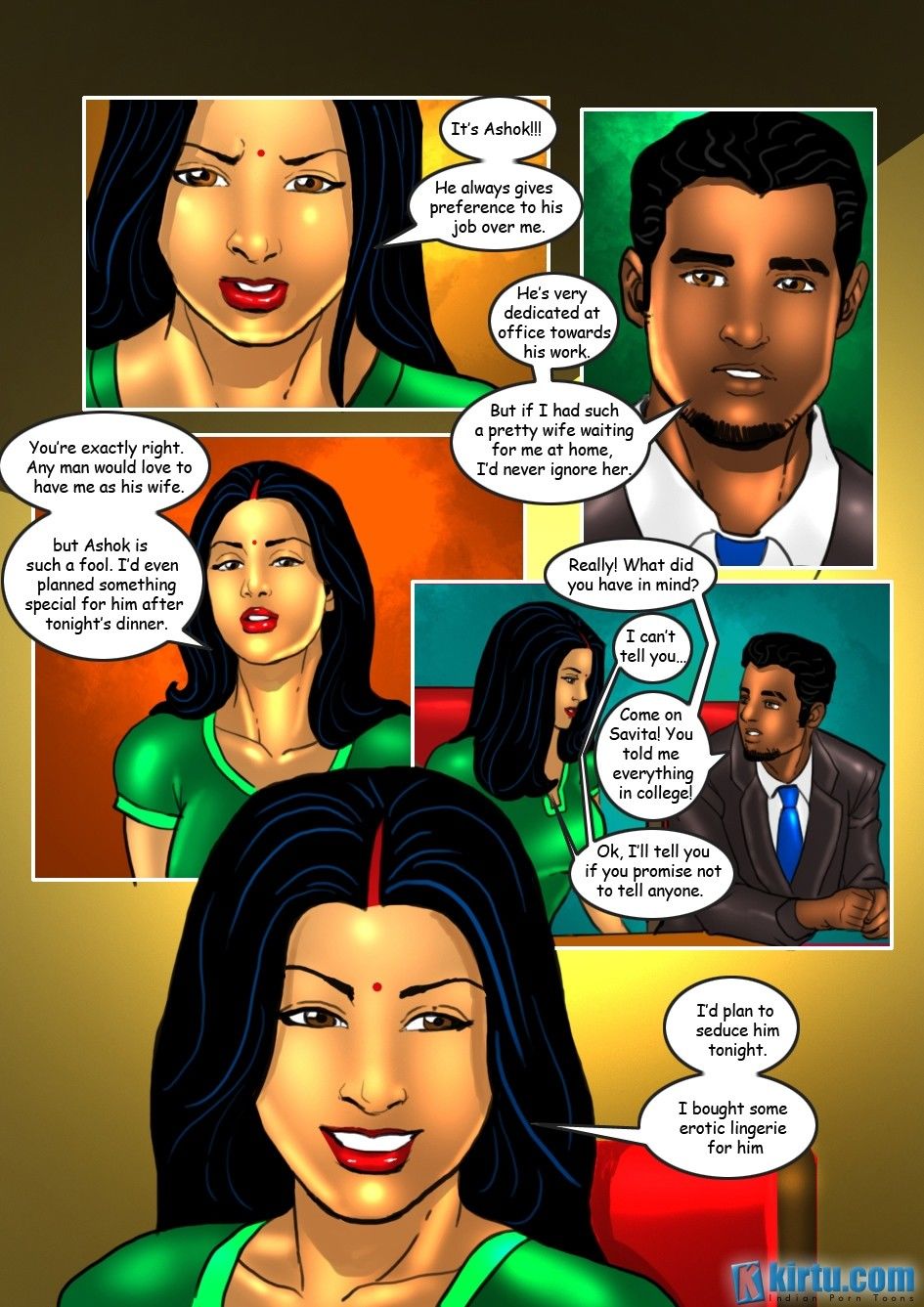 Savita Bhabhi 21 - Wife's Confession page 11