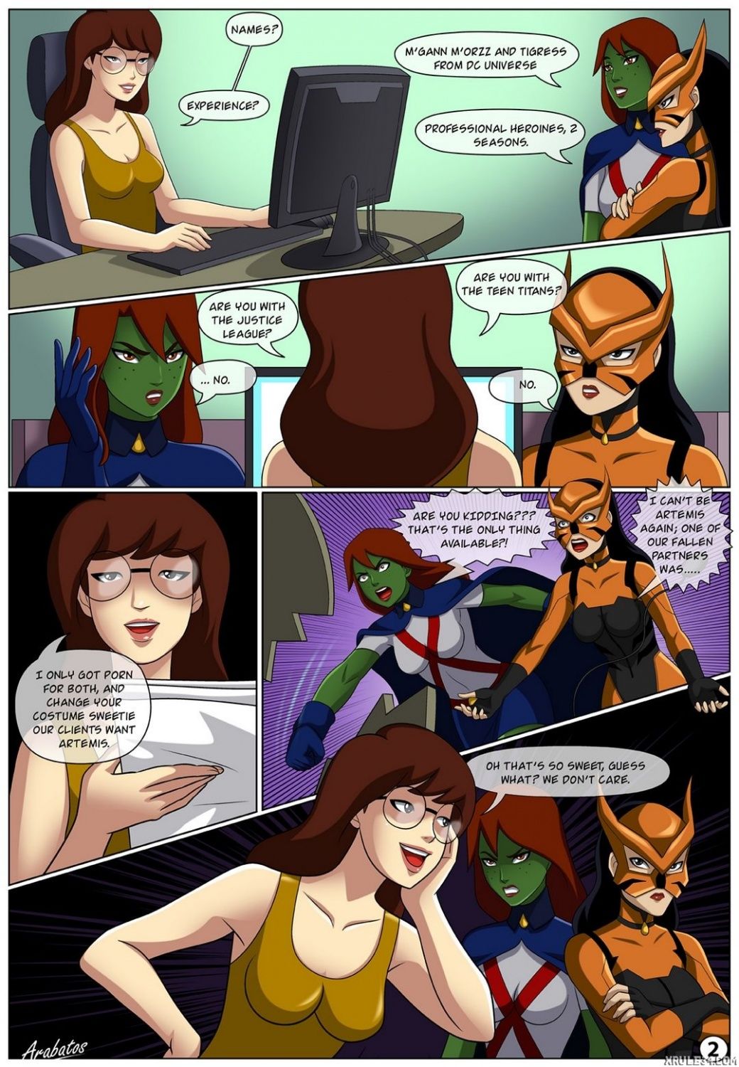 [Arabatos] DC Universe - League of sex page 2