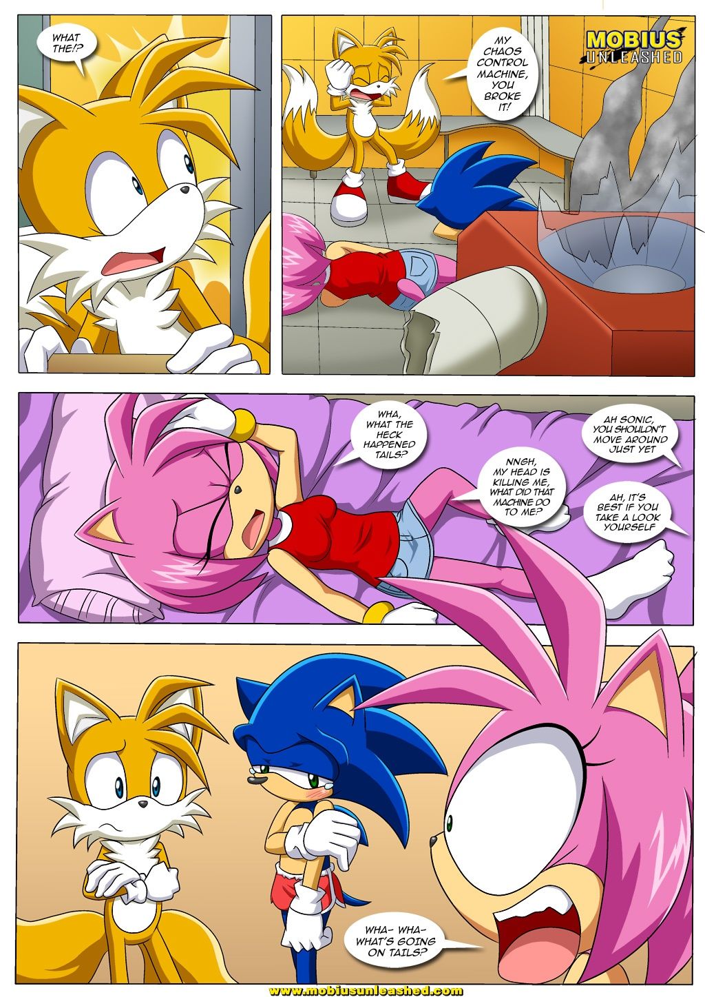 Sonamy with a twist - Palcomix page 4 