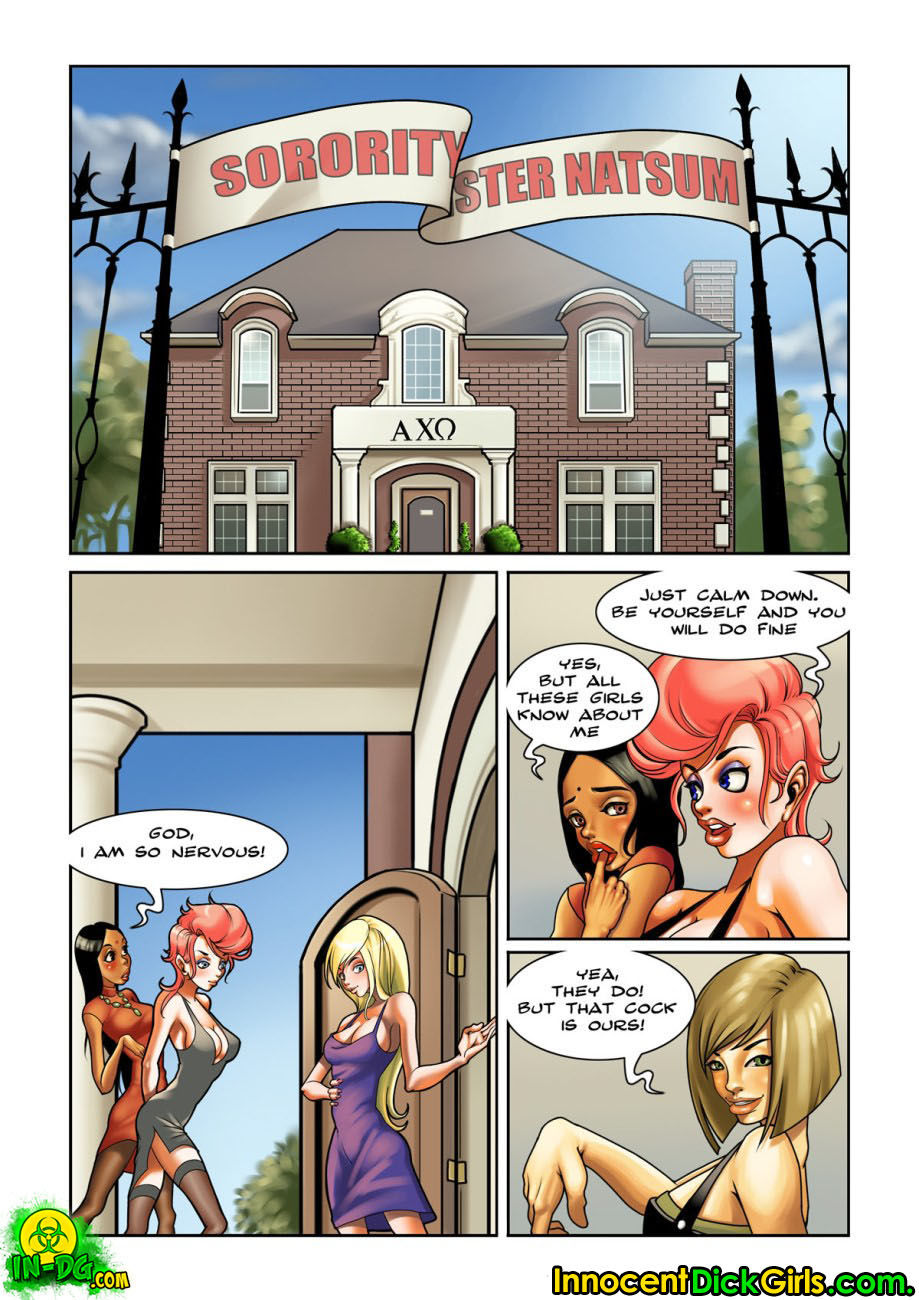 Sorority Sister Natsumi - Innocent Dickgirls page 2