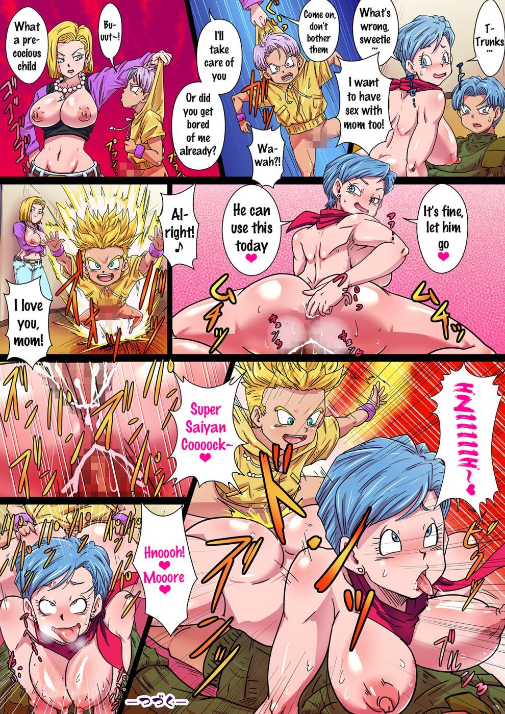 Zetsurin Mai to Trunks (Dragon Ball Super) page 15