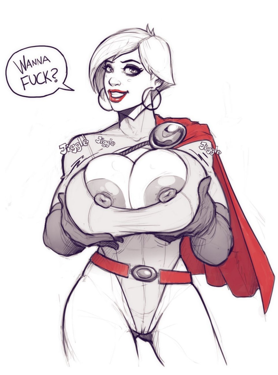 Power Girl On Darkseid page 2