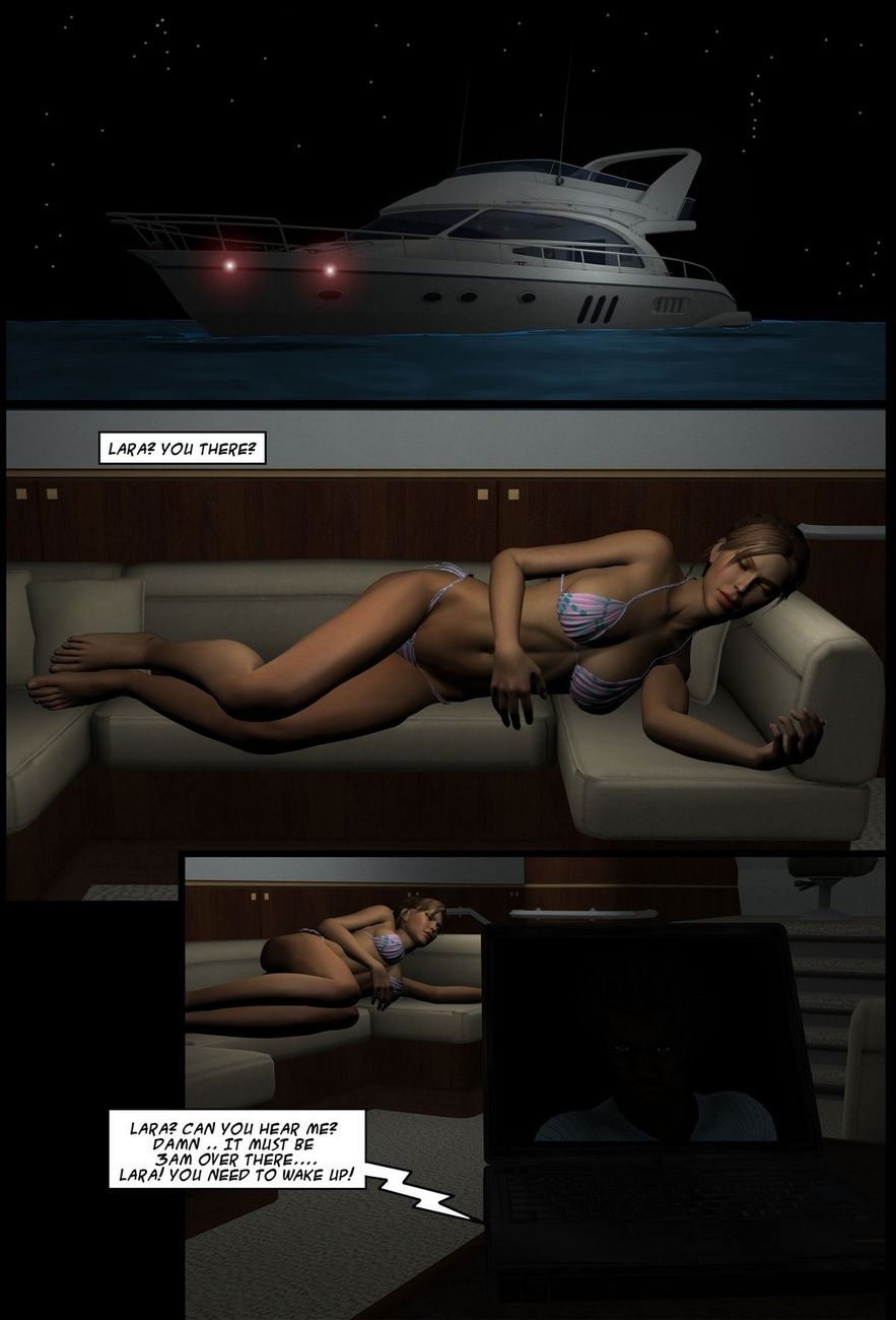 Lara Croft In Ship page 1