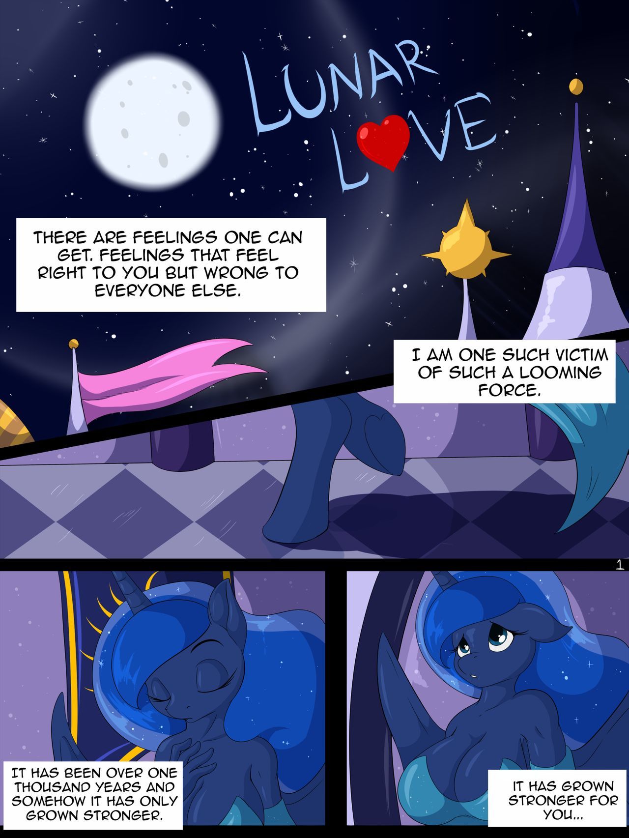 Lunar love (My little pony) page 1