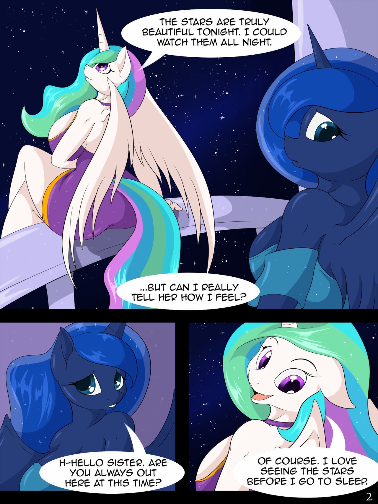 Lunar love (My little pony) page 2