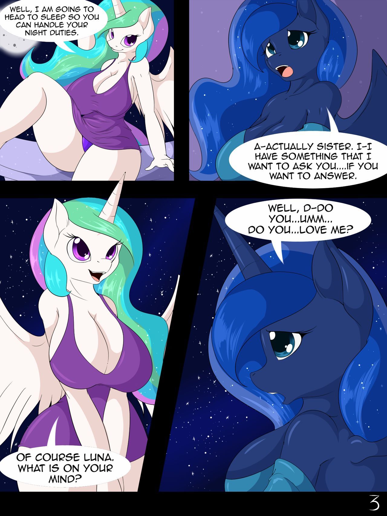 Lunar love (My little pony) page 3