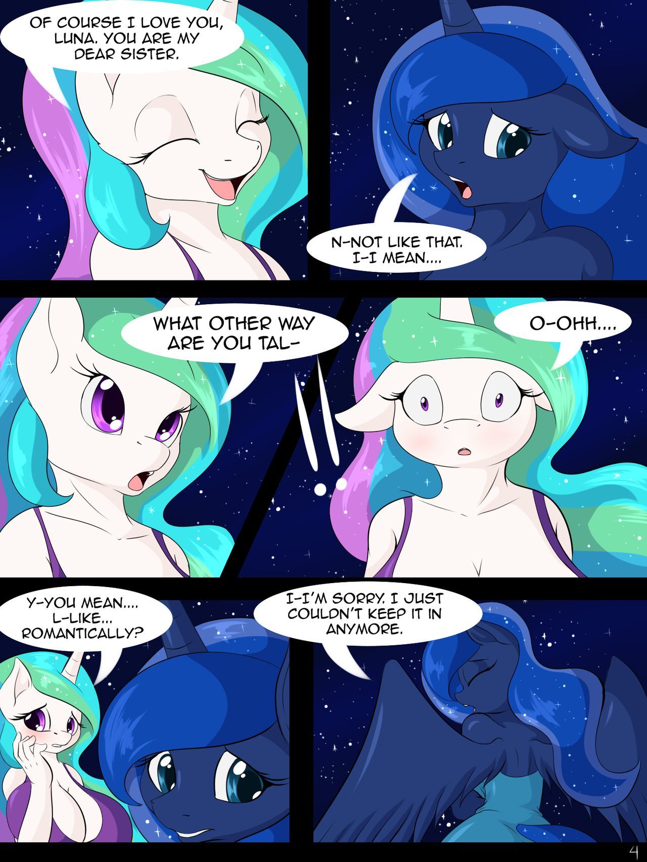 Lunar love (My little pony) page 4