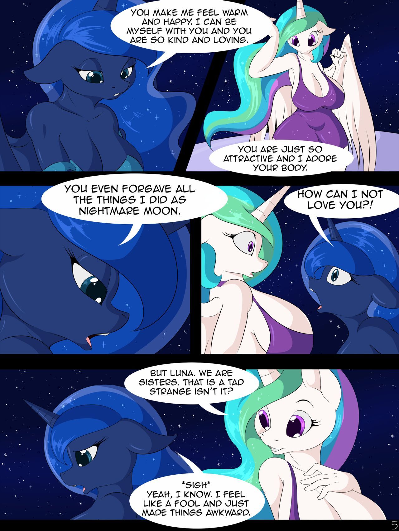 Lunar love (My little pony) page 5
