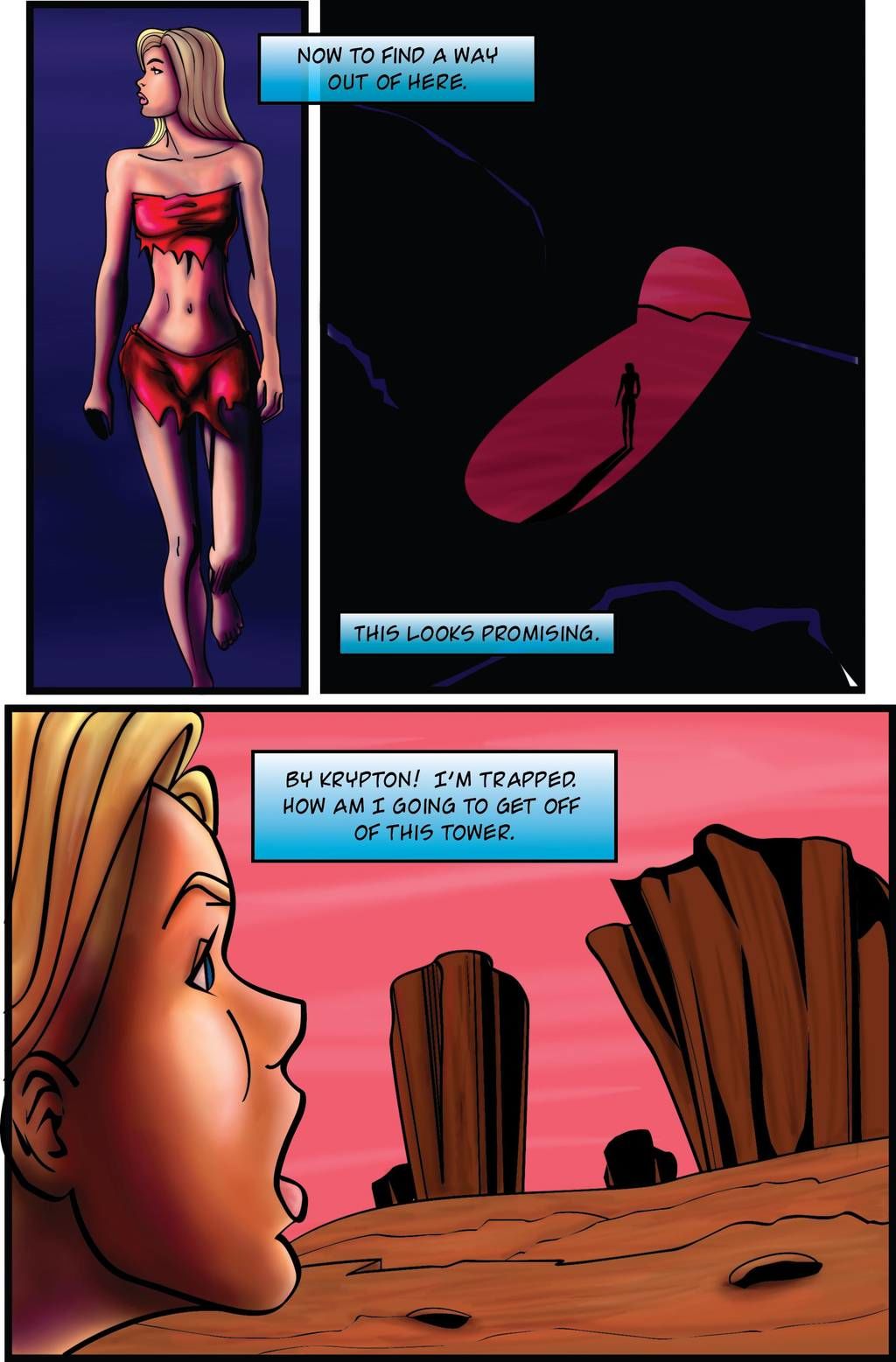 Supergirl - Demonic Bloodsport Part 2 page 17