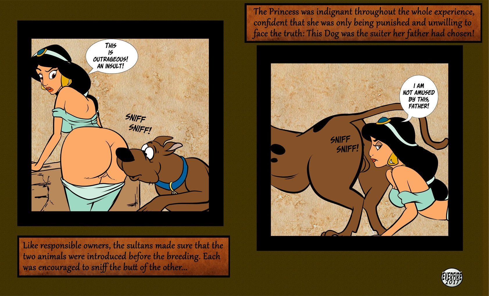 Princess Jasmine Breeding with Scooby Doo - Everfire page 3