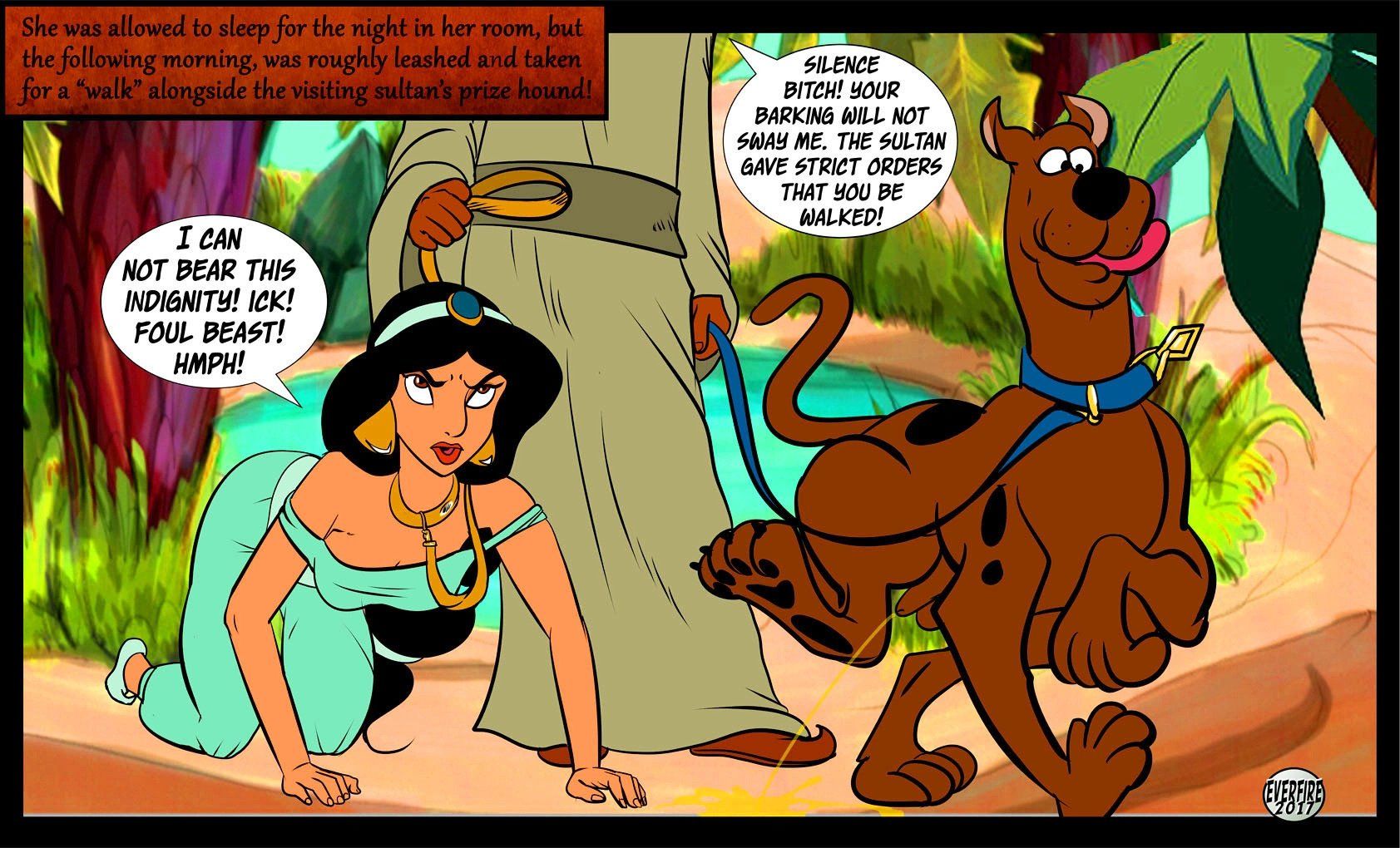 Princess Jasmine Breeding with Scooby Doo - Everfire page 4