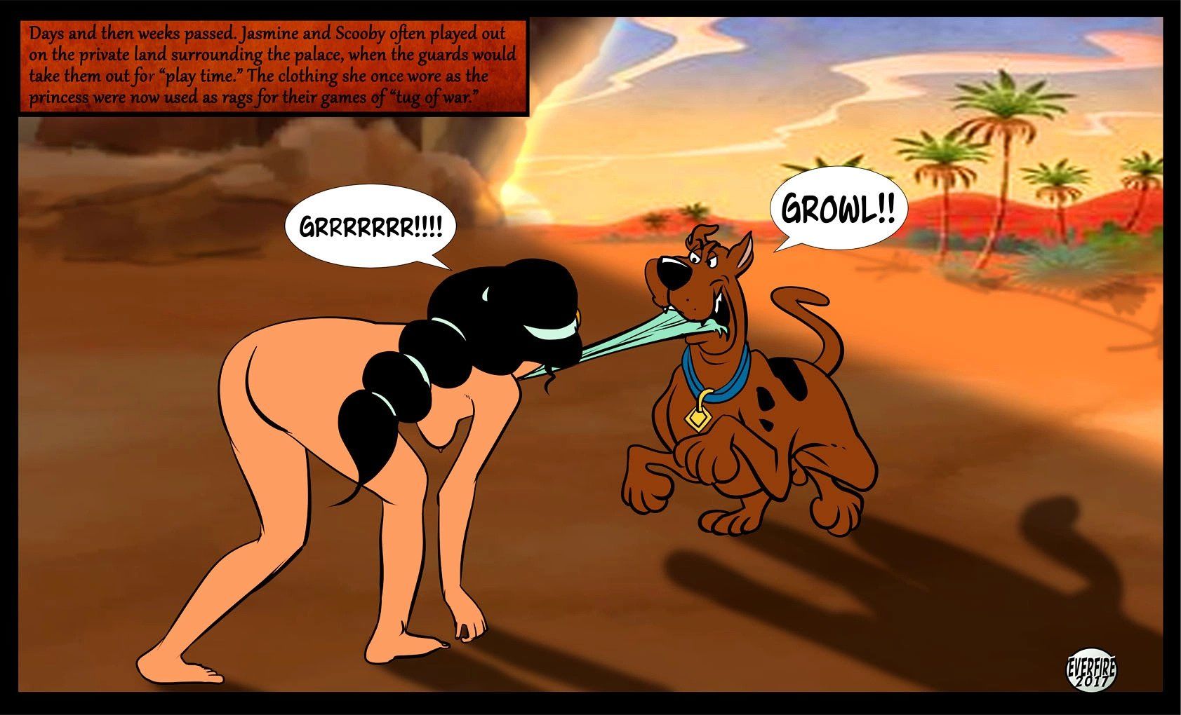 Princess Jasmine Breeding with Scooby Doo - Everfire page 9