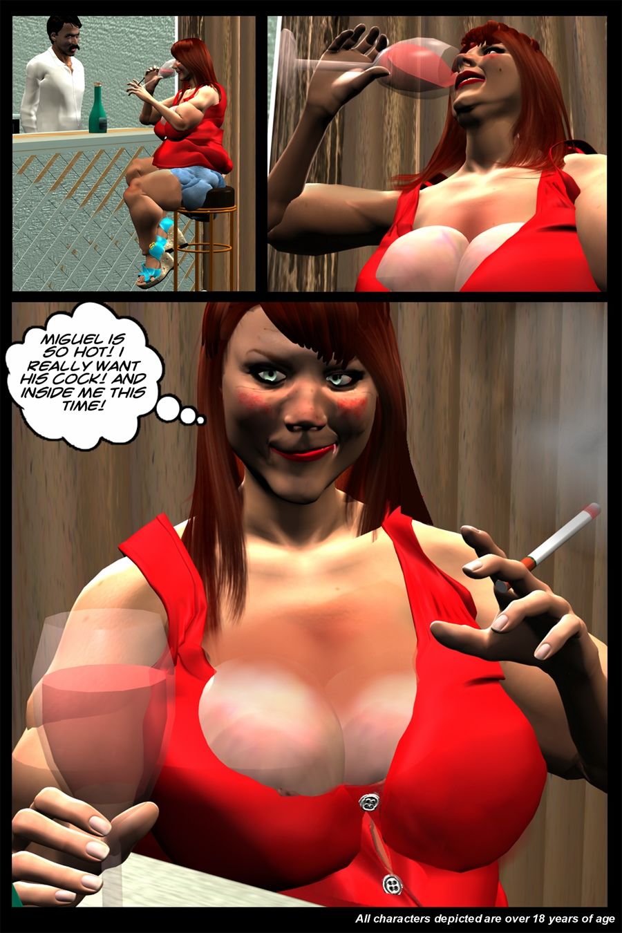 Lisas Big Date 05 Vacation (Milf3D) page 144