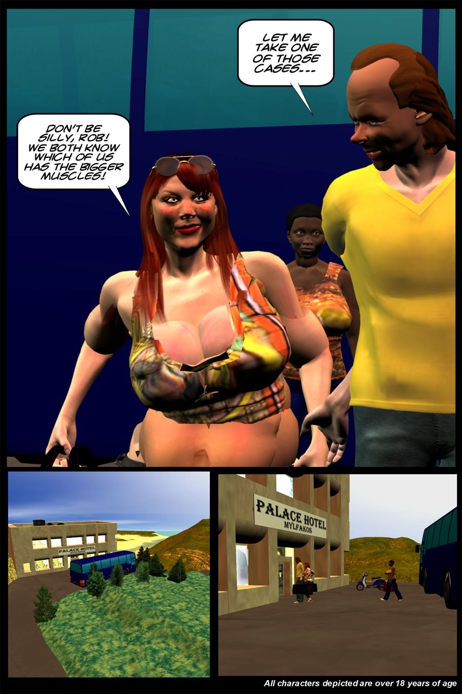 Lisas Big Date 05 Vacation (Milf3D) page 7