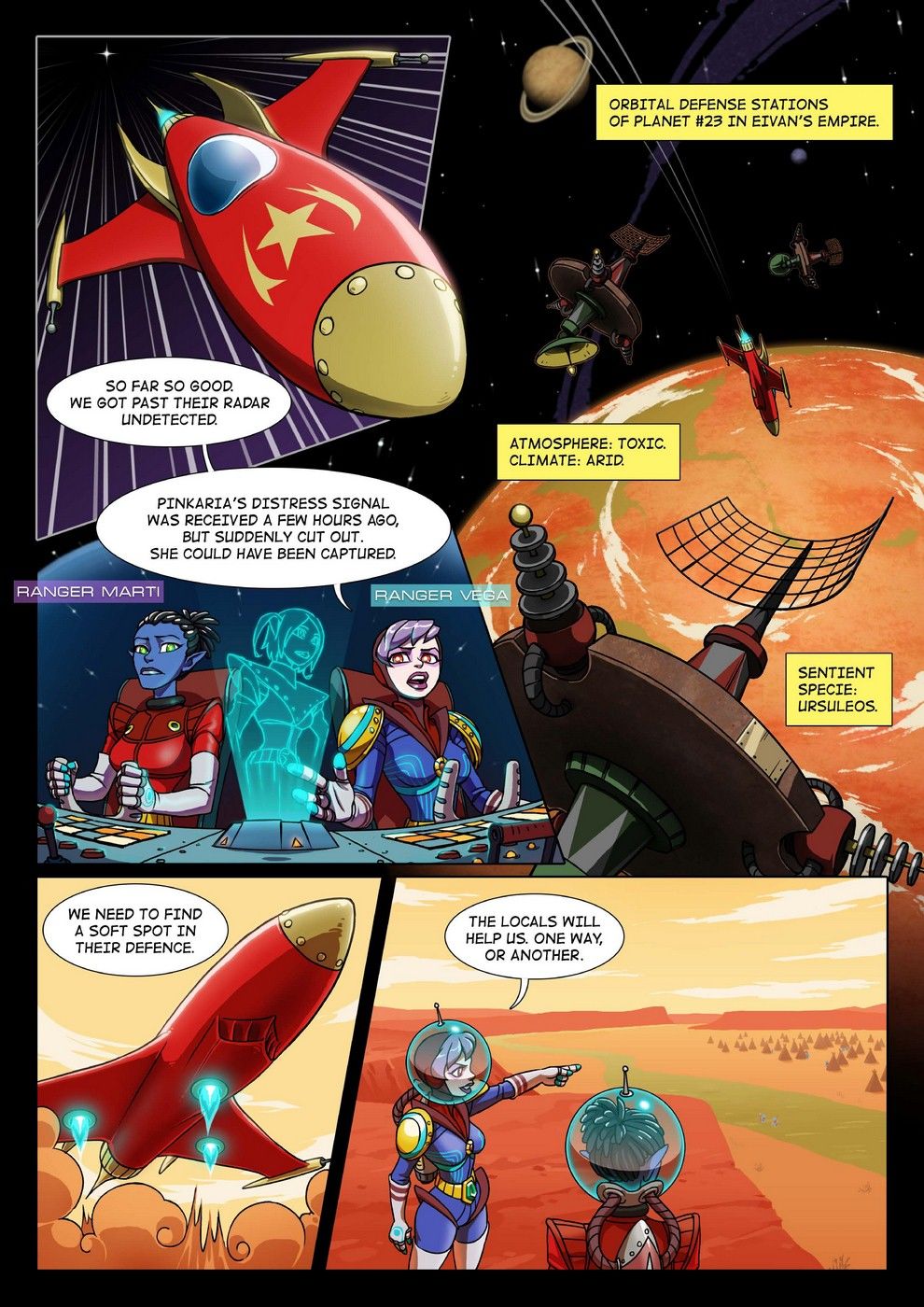 Adventures of the Brave Rangers - PawFeather page 2