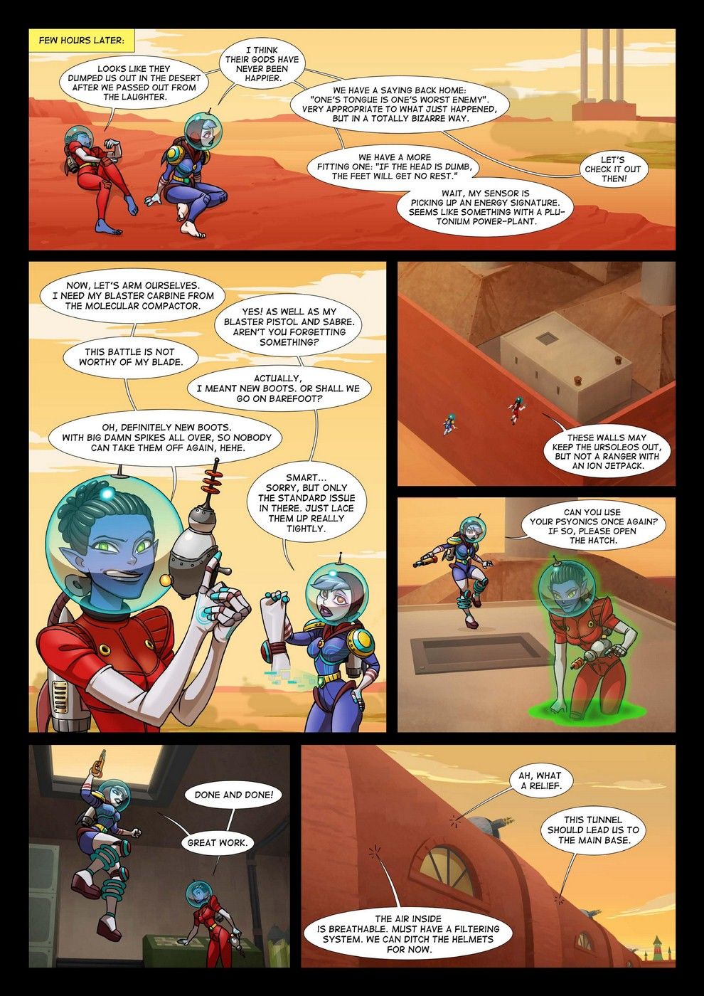 Adventures of the Brave Rangers - PawFeather page 7