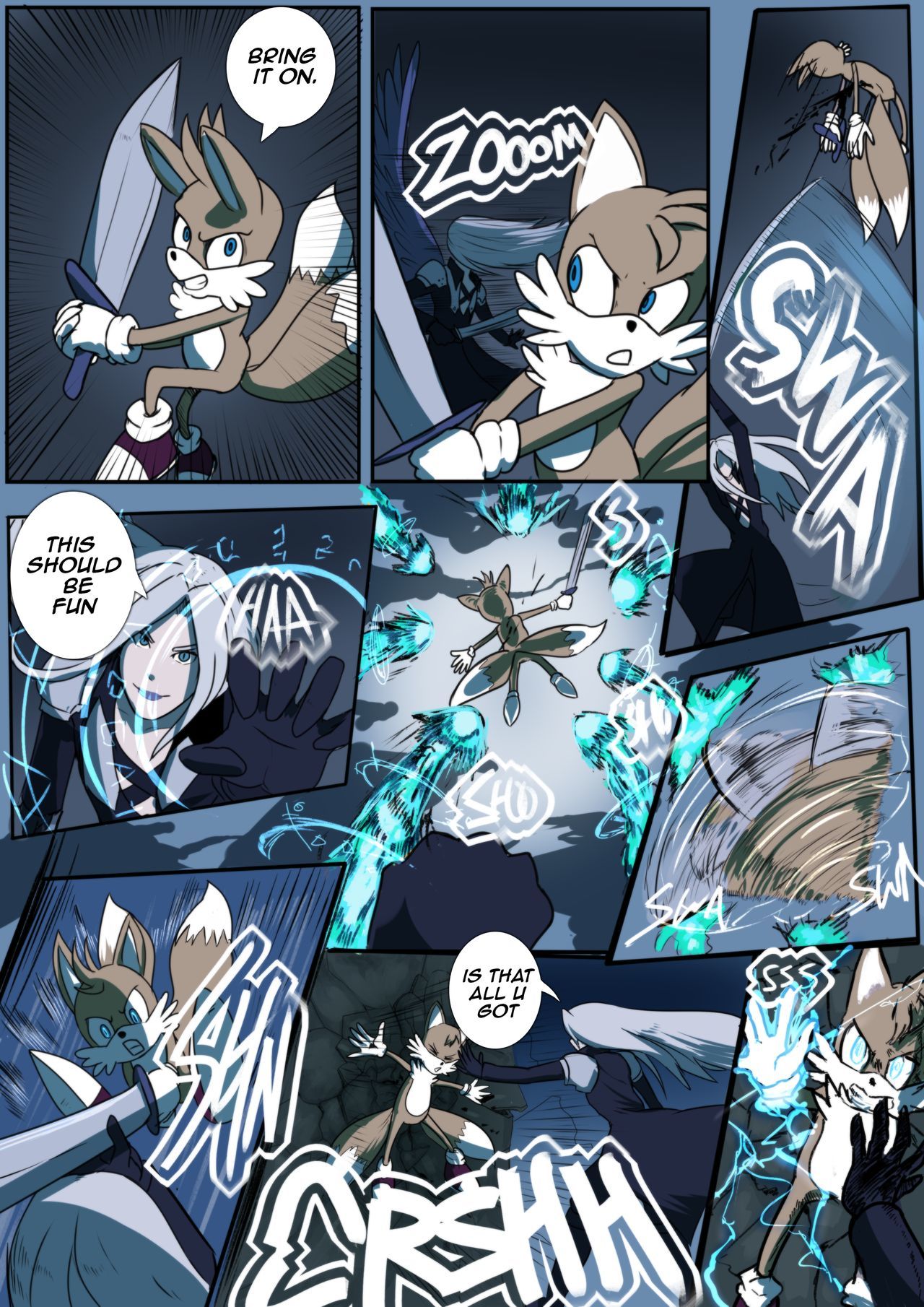 Tails vs Sephiroth - Lemonfont page 2