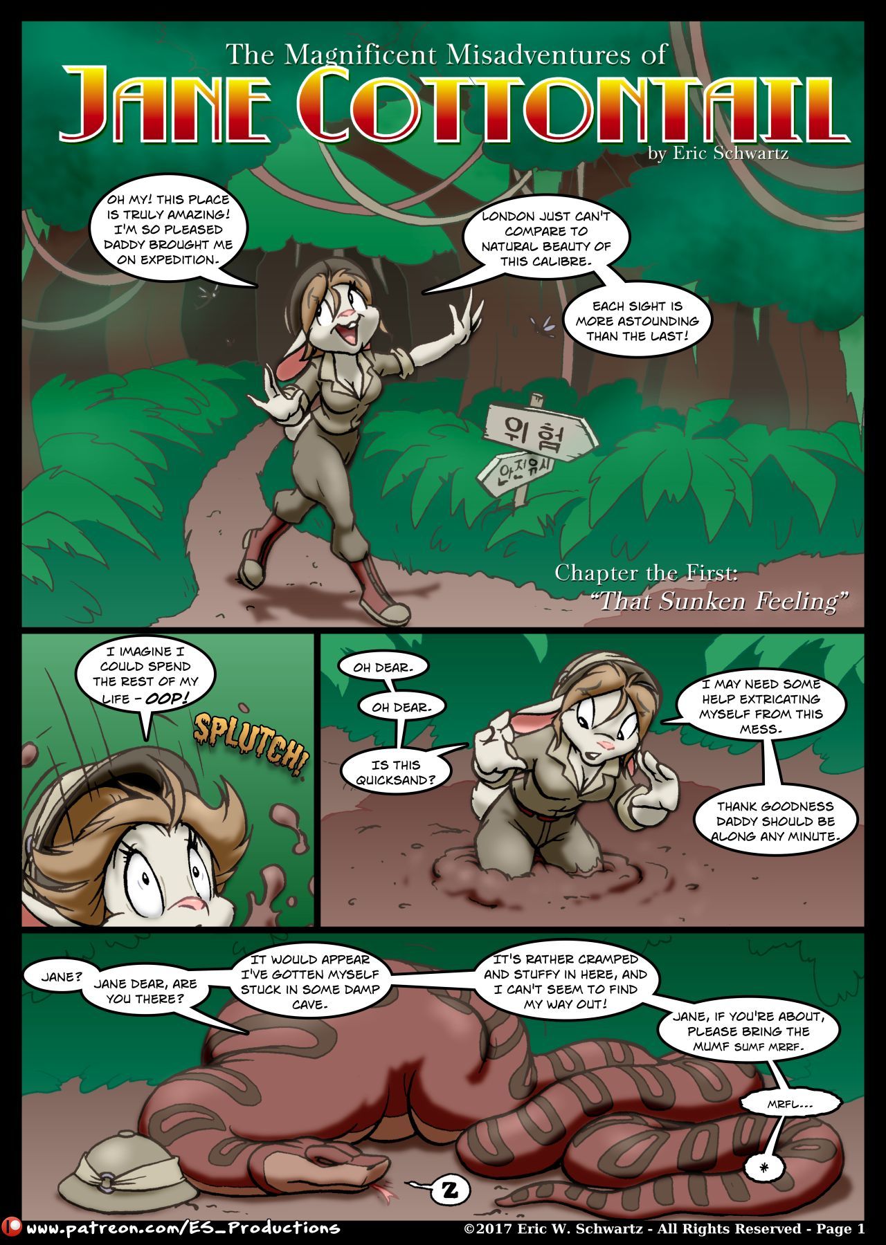 The Magnificent Misadventures of Jane Cottontail page 1