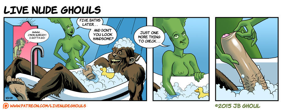 Live Nude Ghouls Green page 2