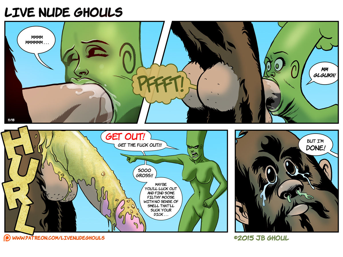 Live Nude Ghouls Green page 6