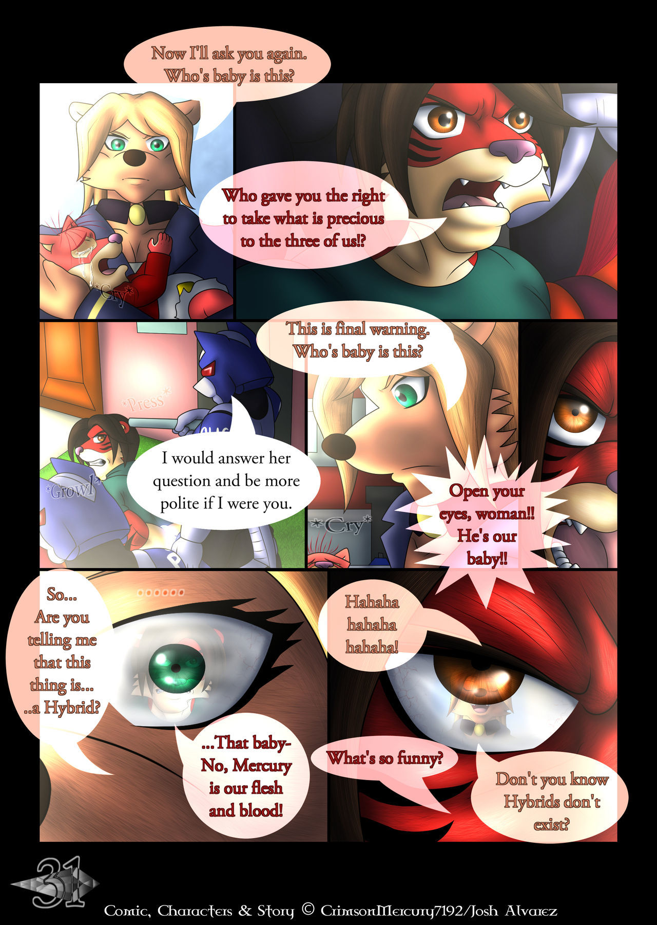 The Life of the Hybrids CrimsonMercury7192 page 33