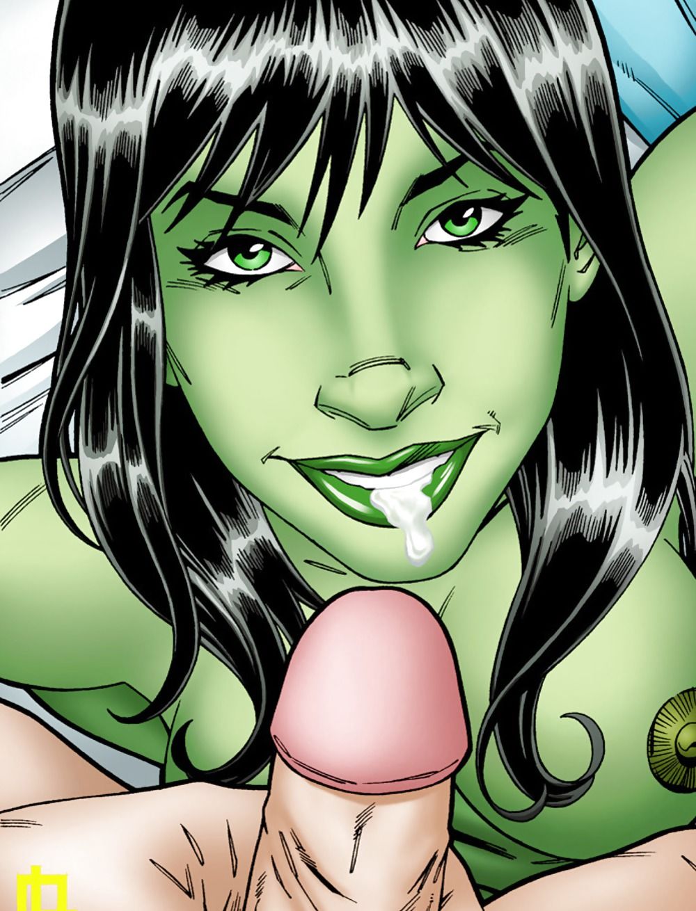 She Hulk fucks the Marvel Universe Leandro page 7