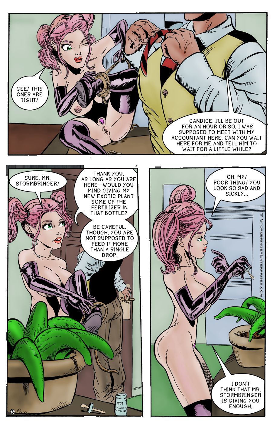 Planted! Erotic Adventures of Candice page 2