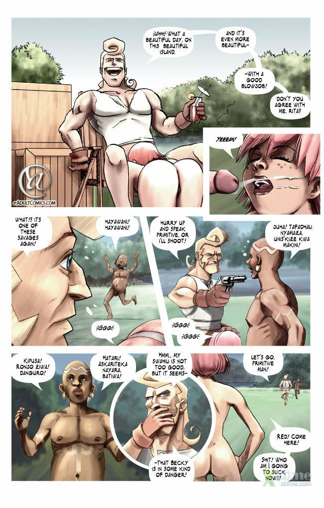 Becky Valiant In The Forbidden Island Meet The Bad Boys page 4