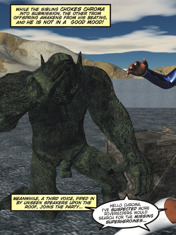 Chroma vs The Troms Offspring Captured Heroines page 13
