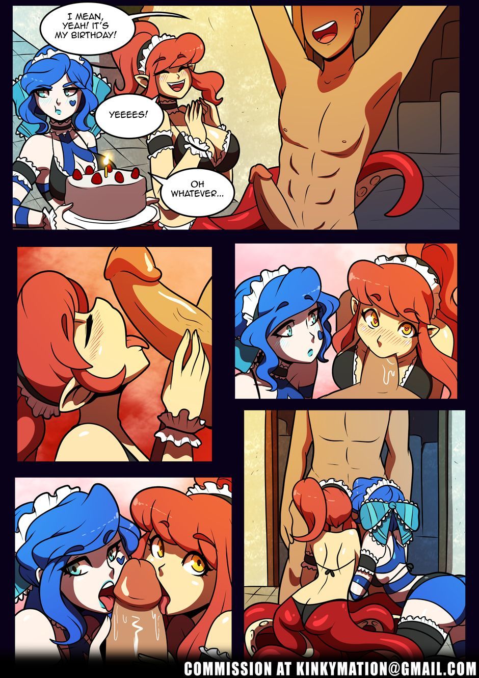 Birthday Maid by Kinkymation page 2