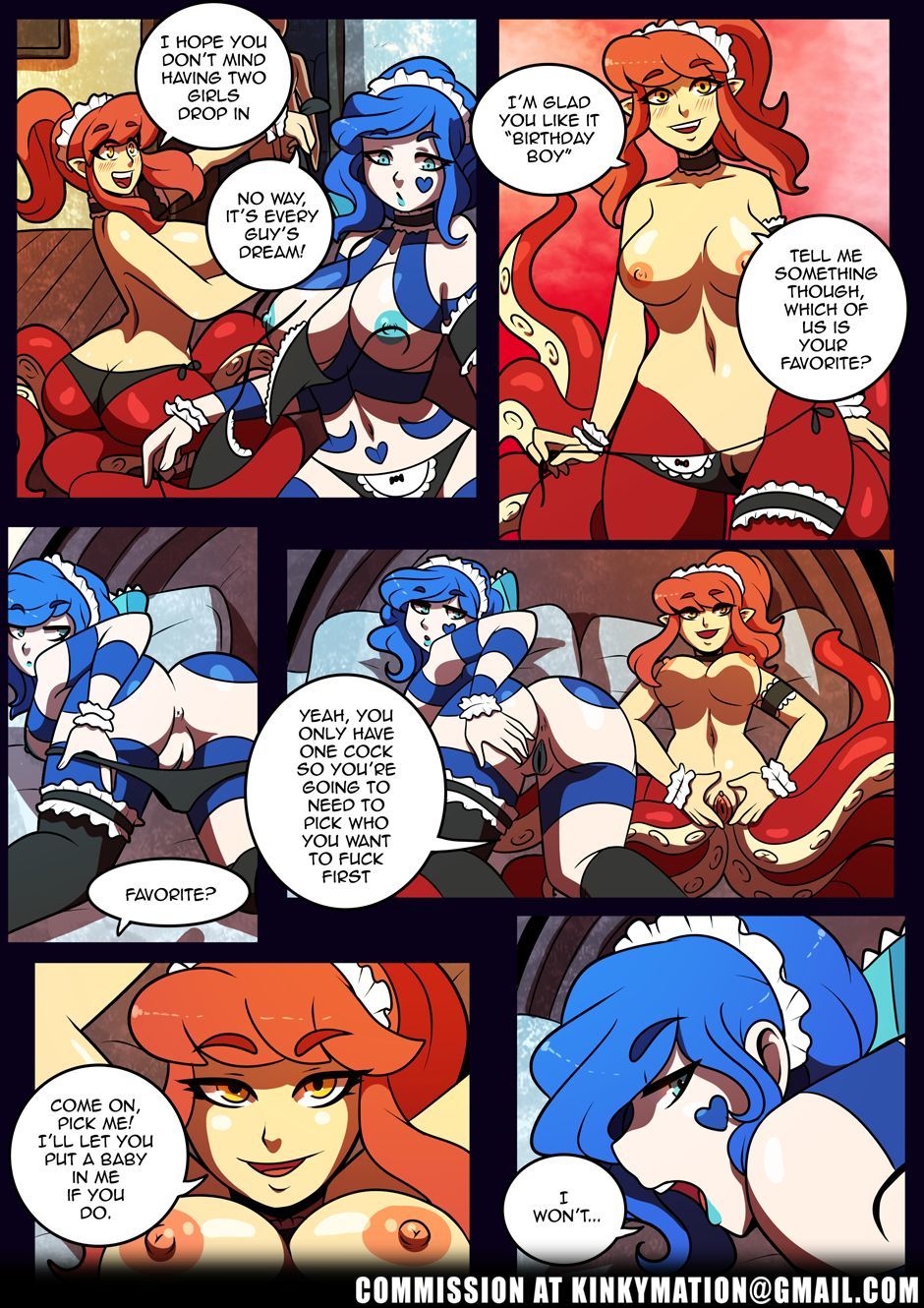 Birthday Maid by Kinkymation page 4