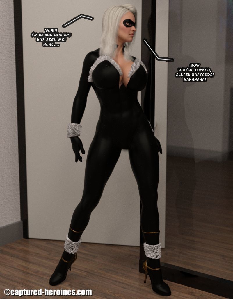 Elektroz vs Black Pantheress Captured Heroines page 2