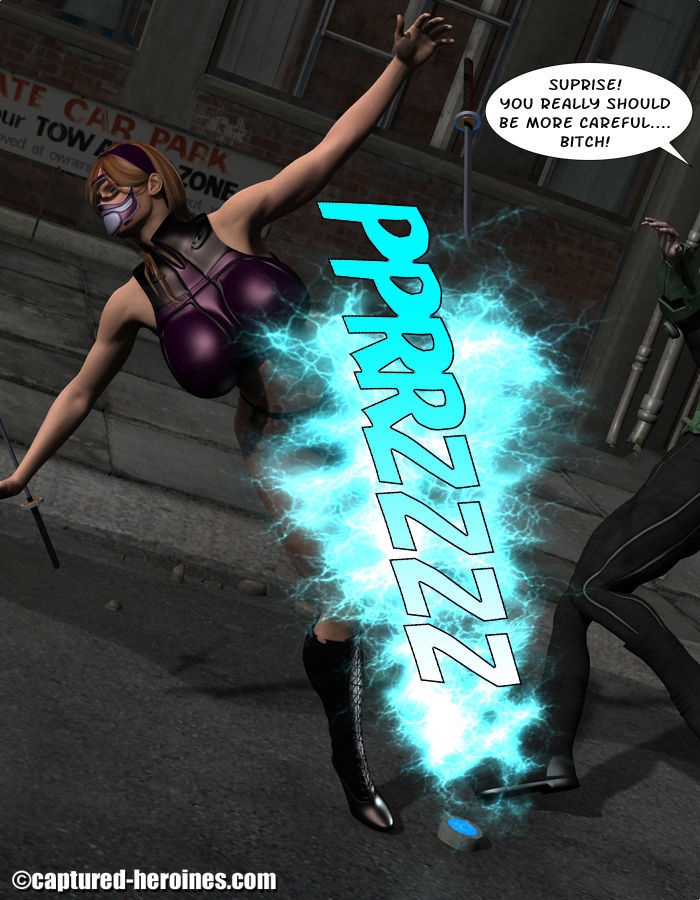 Night Razor Hunts Elektroz Captured Heroines page 7