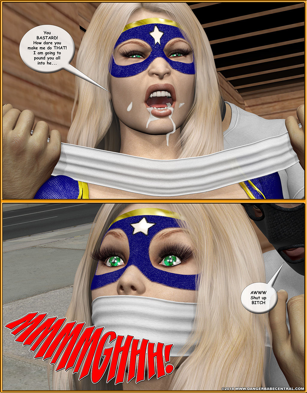 Star Spangled Team Up Dangerbabe Central page 29