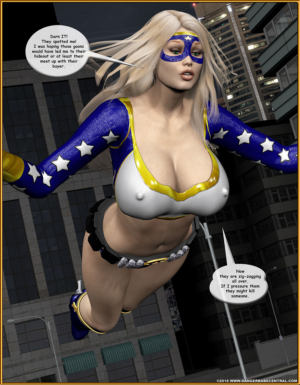 Star Spangled Team Up Dangerbabe Central page 3