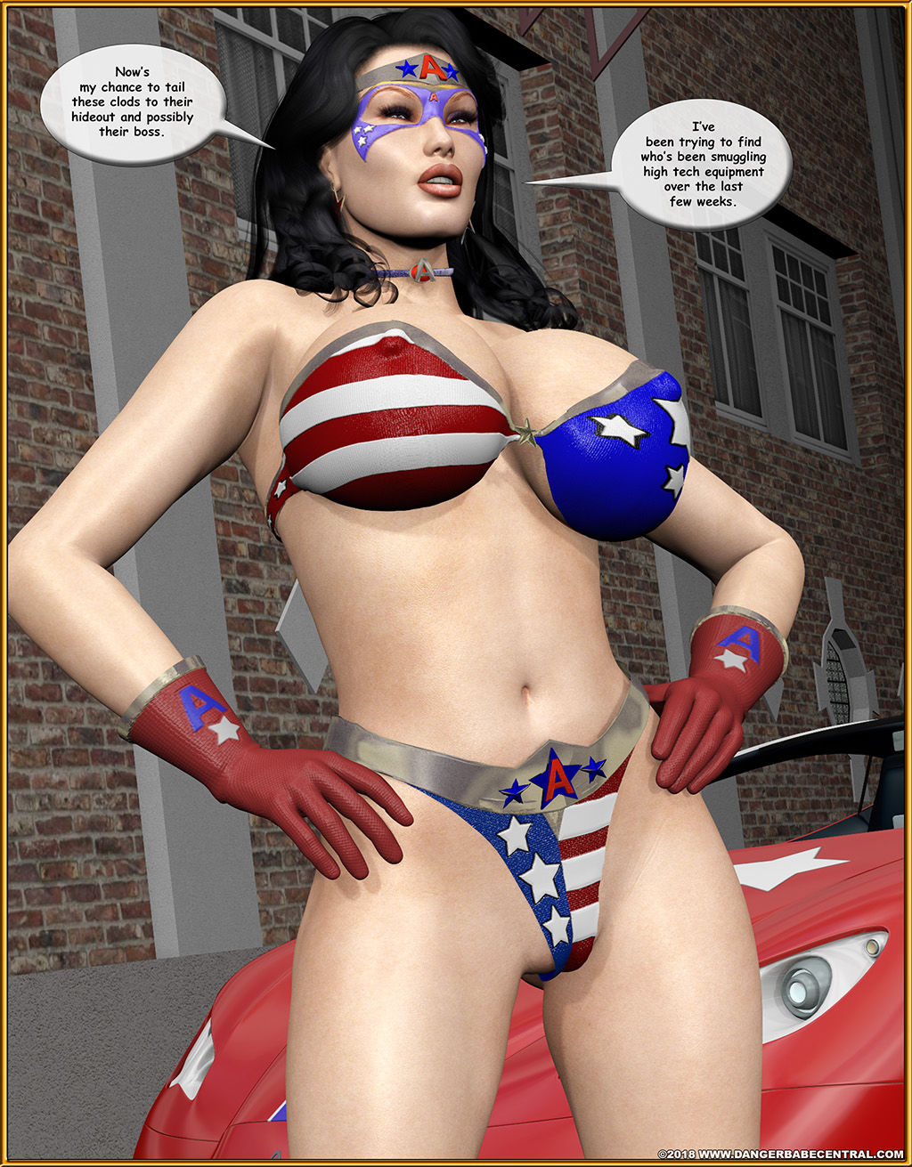 Star Spangled Team Up Dangerbabe Central page 32
