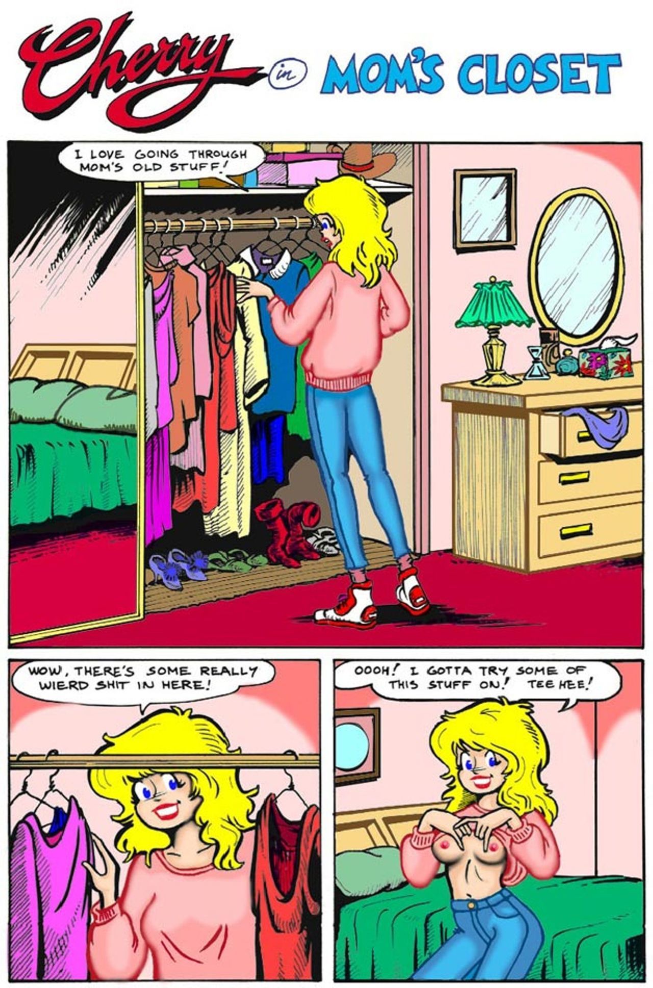 Cherry in Moms Closet Larry Welz page 1