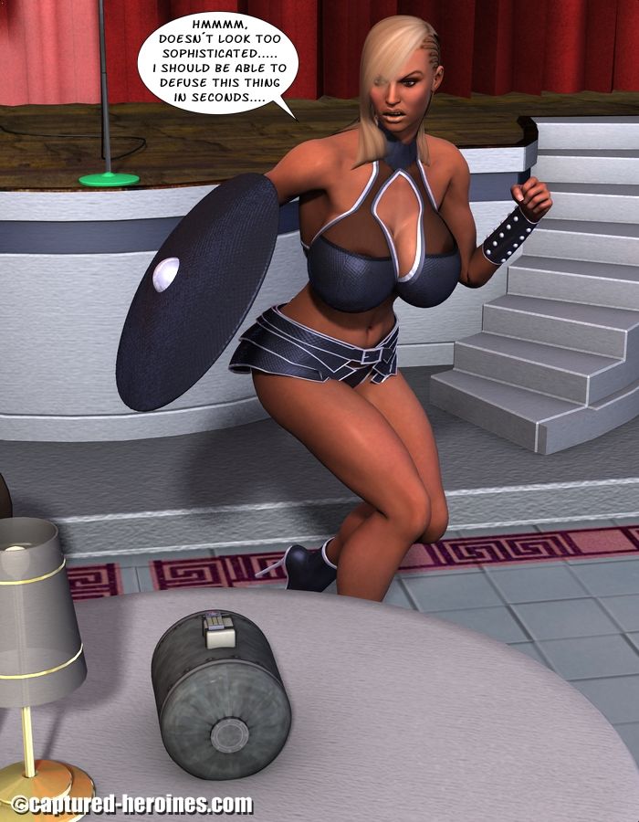 Mutant Trap Captured Heroine page 2