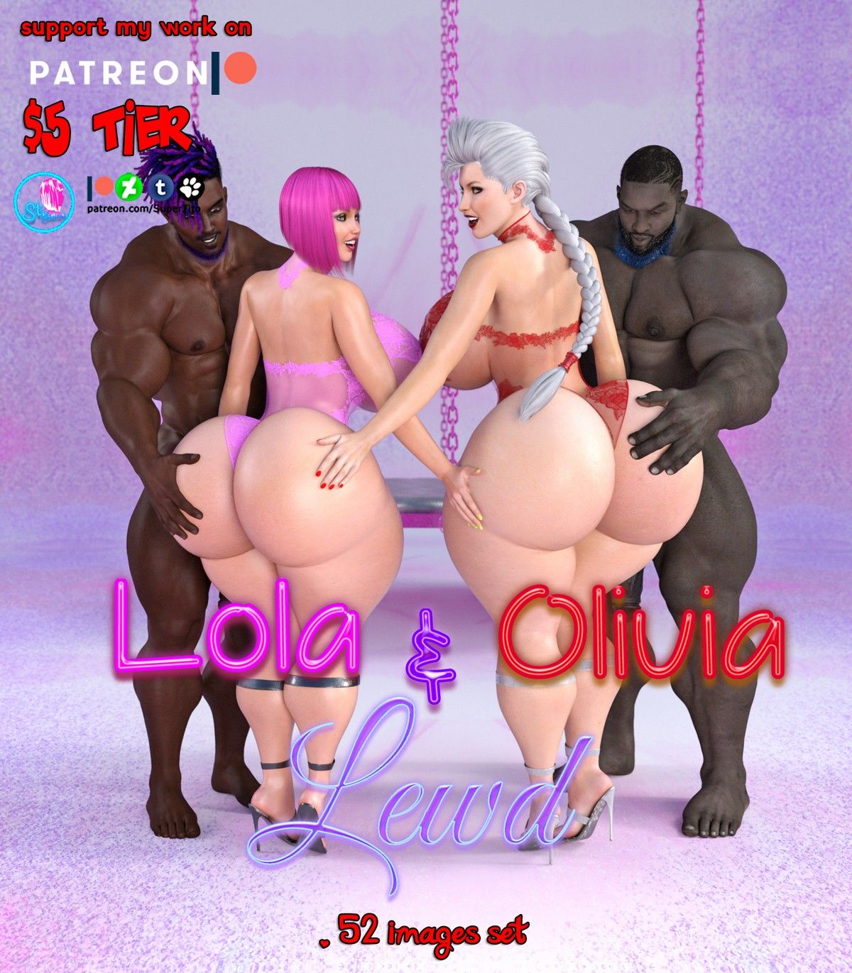 Lola & Olivia Lewd - SuperTito page 1