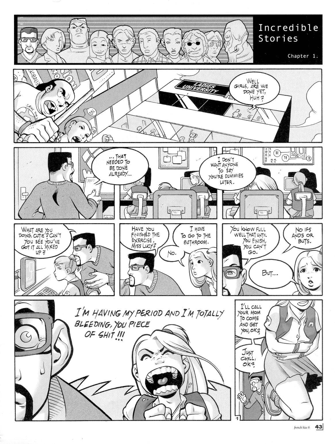 Co-Eds Snow Sluts (Man Frad) page 8