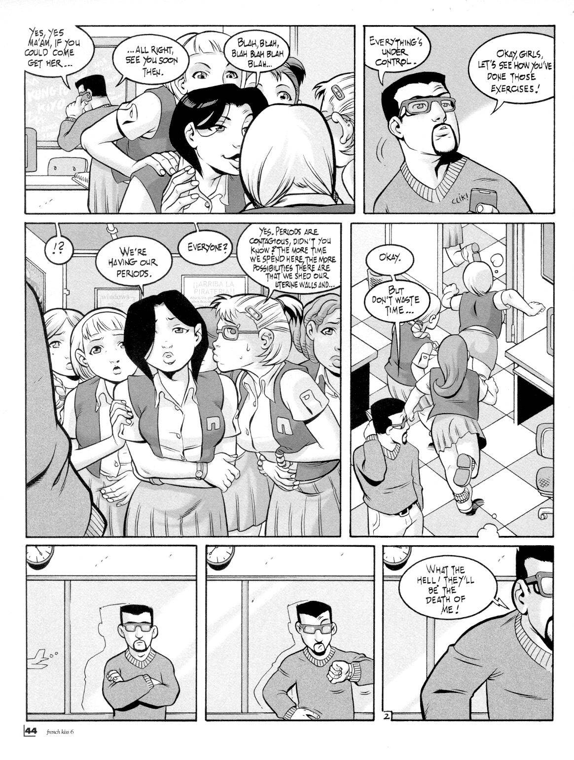 Co-Eds Snow Sluts (Man Frad) page 9