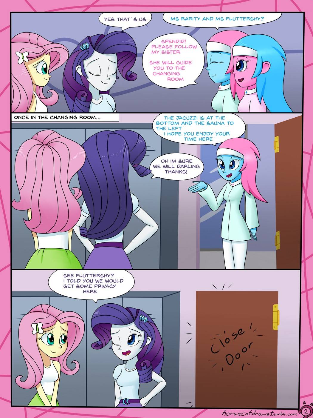 A Very Normal Day At The Spa - Horsecat (My little pony) page 2