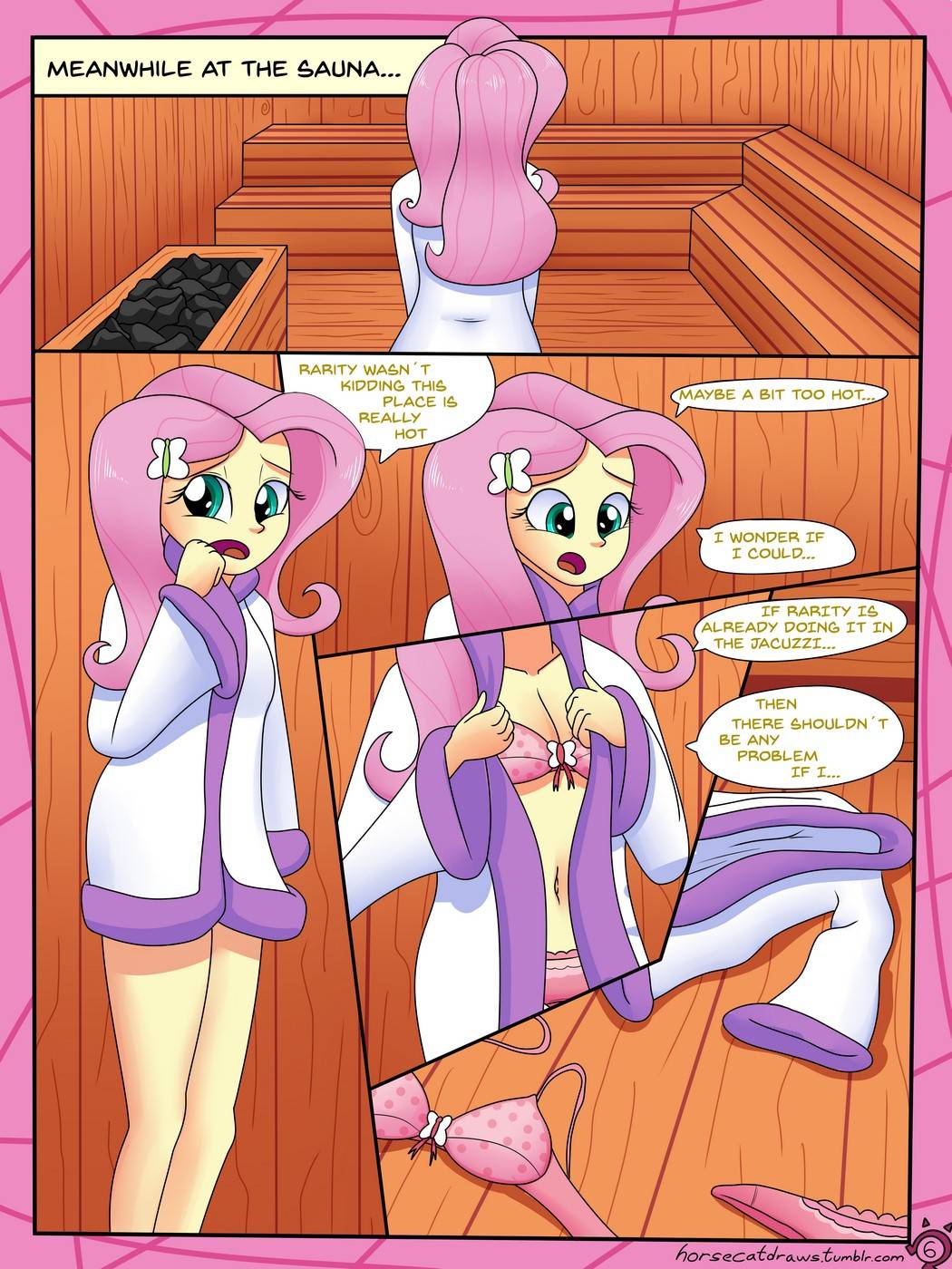 A Very Normal Day At The Spa - Horsecat (My little pony) page 6